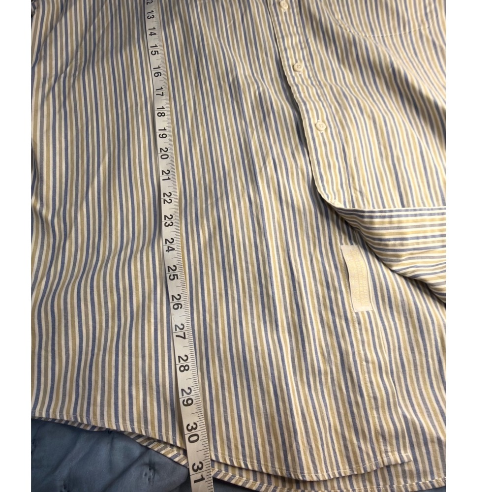 Nordstrom Classic Men's Striped Long Sleeve Button Down Shirt Size 16 1/2 35 - Picture 6 of 8